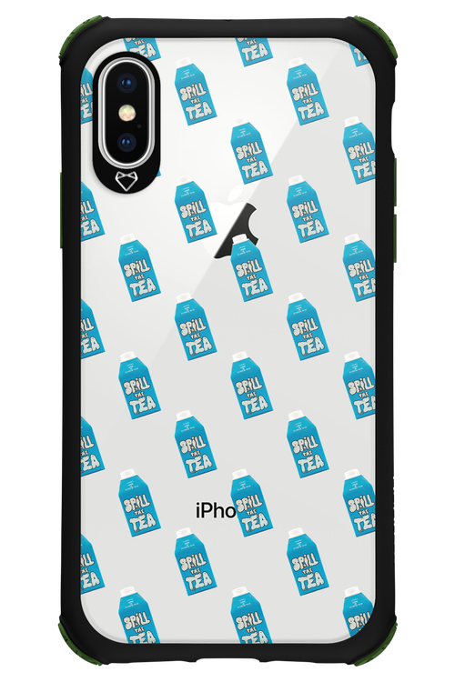 Blue Tea Party Chaos - Apple iPhone X