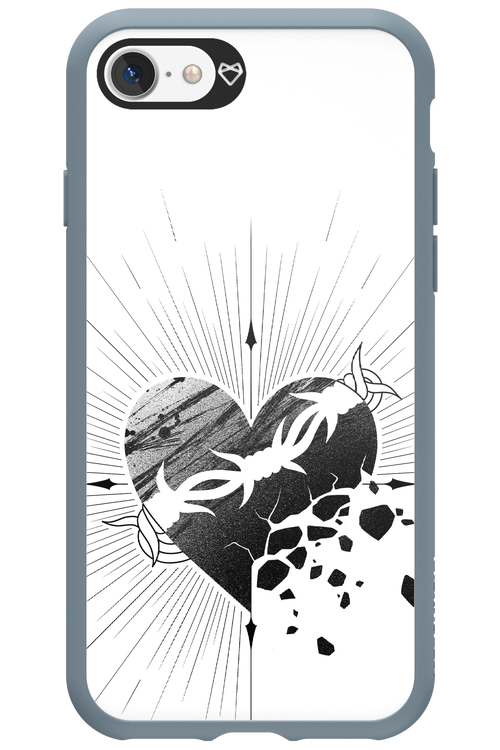 Fekete Szív - Apple iPhone 7