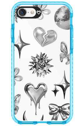Silver Zone Transparent - Apple iPhone SE 2020