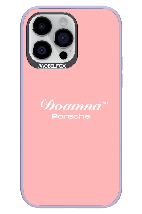 Doamna Porsche (pink) - Apple iPhone 14 Pro Max