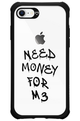 Need M3 Transparent Black - Apple iPhone 8