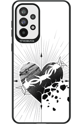 Fekete Szív - Samsung Galaxy A73