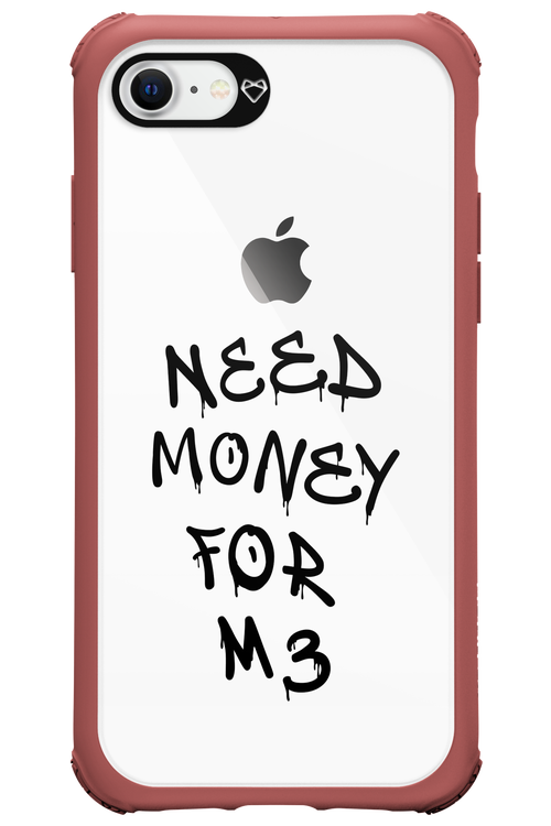 Need M3 Transparent Black - Apple iPhone 8