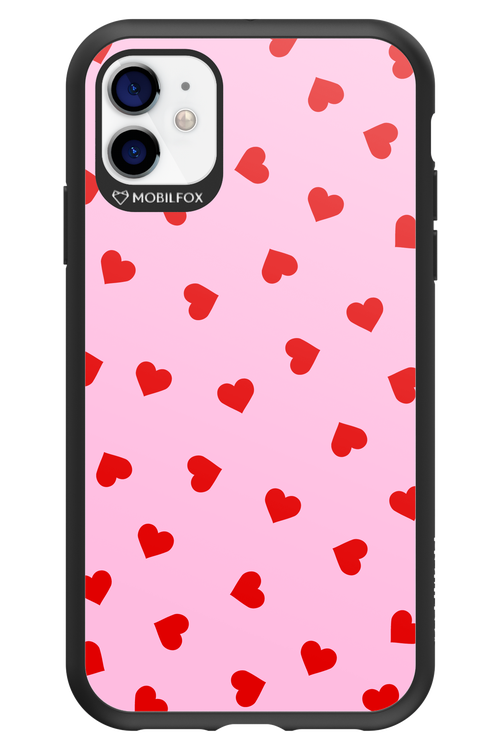 Sprinkle Heart Pink - Apple iPhone 11