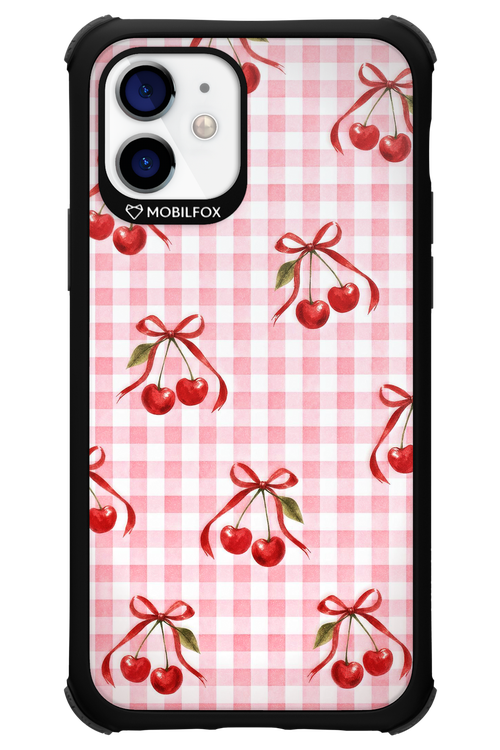 Pink Cherry Checked 2.0 - Apple iPhone 12