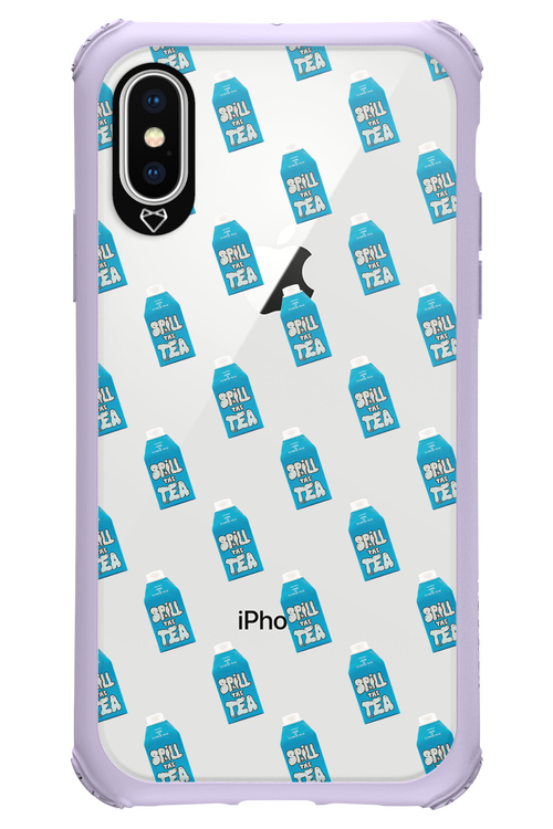 Blue Tea Party Chaos - Apple iPhone X