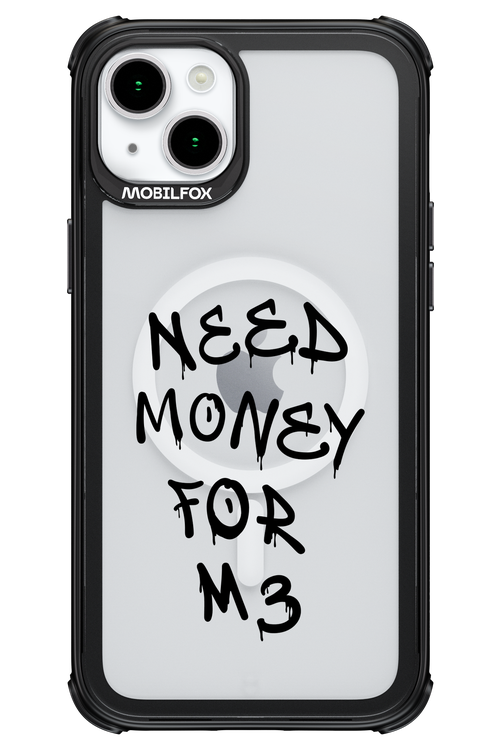 Need M3 Transparent Black - Apple iPhone 15 Plus