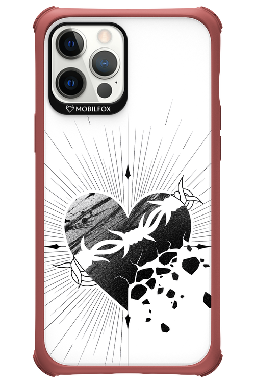 Fekete Szív - Apple iPhone 12 Pro Max