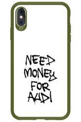 Need Money For Audi Black - Apple iPhone XS Max