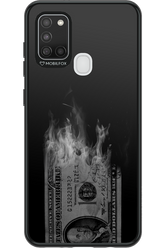 Money Burn B&W - Samsung Galaxy A21 S