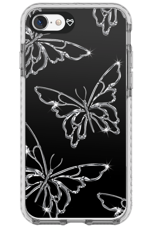 Silver Butterfly 2.0 - Apple iPhone SE 2022