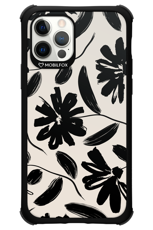 Monochrome Flowerss - Apple iPhone 12 Pro
