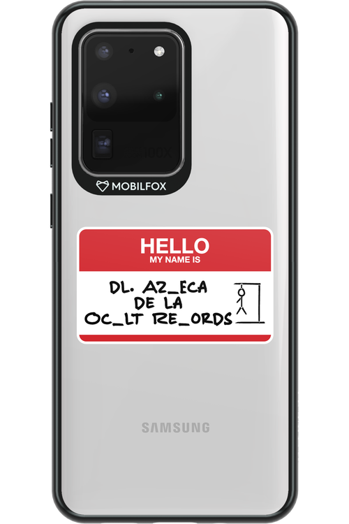 Hello My Name Is (nude) - Samsung Galaxy S20 Ultra 5G