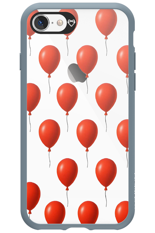 Red Balloons - Apple iPhone 8