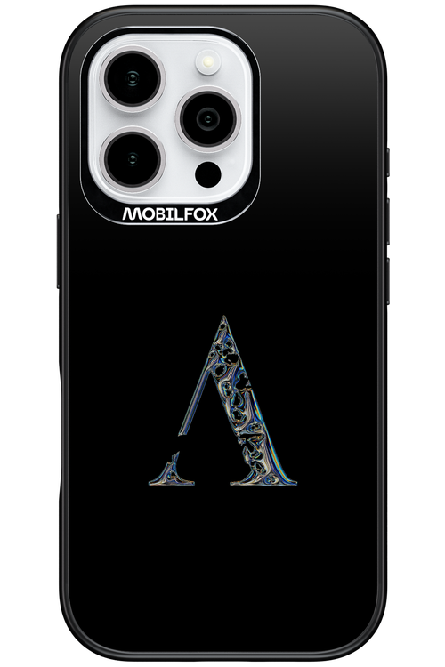 ⁠ ⁠Azteca A Chrome Logo - Apple iPhone 16 Pro