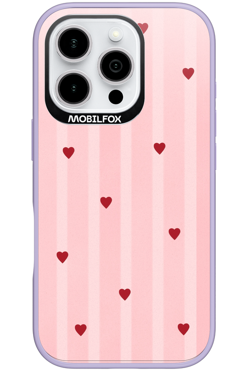 Red Little Hearts 2.0 - Apple iPhone 16 Pro