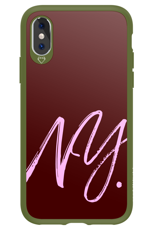 (Dark Blush) NY 2.0 - Apple iPhone X