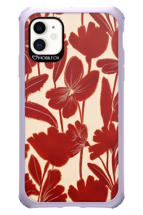 Burgundy Flowers 2.0 - Apple iPhone 11