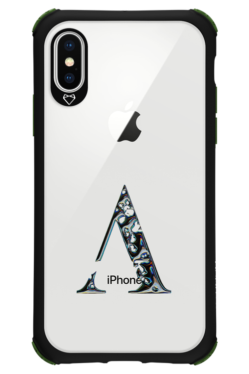 Azteca A Chrome Logo 2.0 - Apple iPhone X