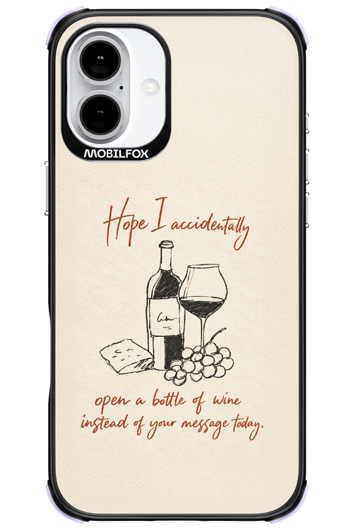 Bottle of wine 2.0 - Apple iPhone 16 Plus