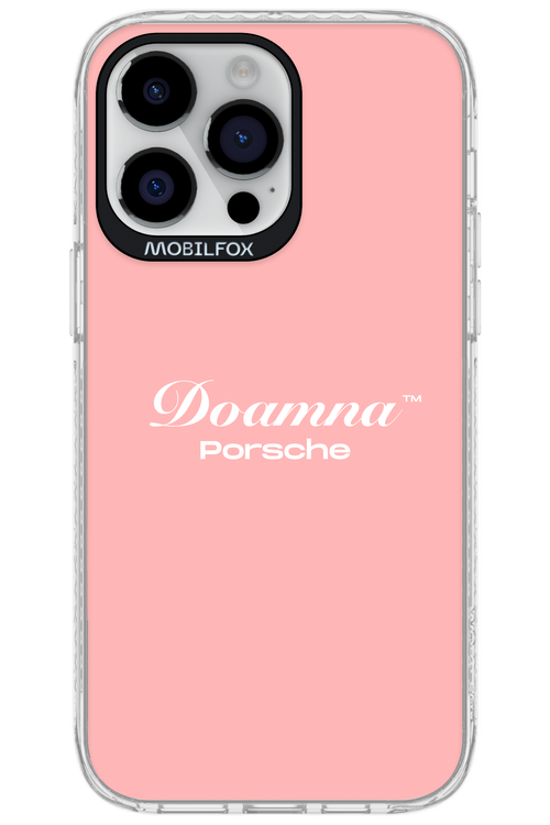 Doamna Porsche (pink) - Apple iPhone 14 Pro Max