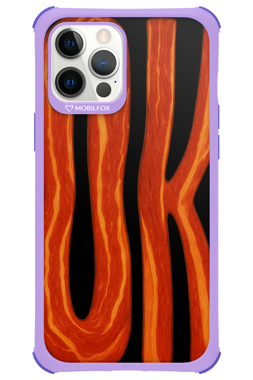 OK (Black-Red) - Apple iPhone 12 Pro Max