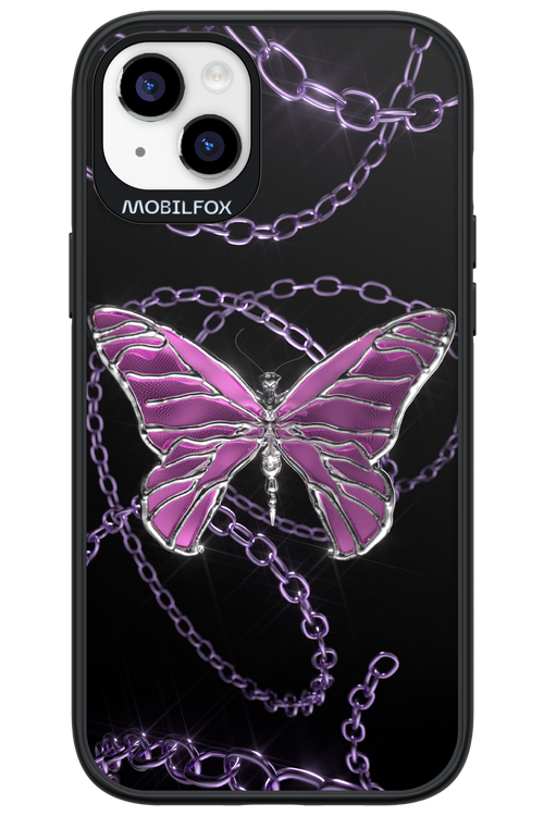 Butterfly Necklace - Apple iPhone 14 Plus