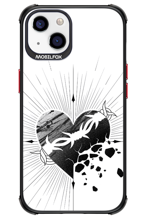 Fekete Szív - Apple iPhone 13