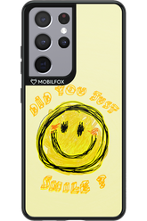 Crayon Smiley - Samsung Galaxy S21 Ultra