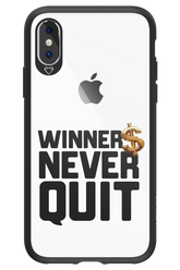 Winners Never Quit - Apple iPhone X