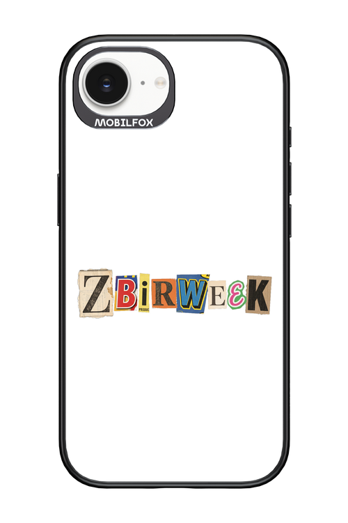 Zbirweek (white) 2.0 - Apple iPhone 16e