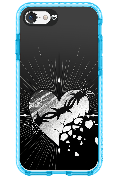 Fehér Szív - Apple iPhone SE 2022