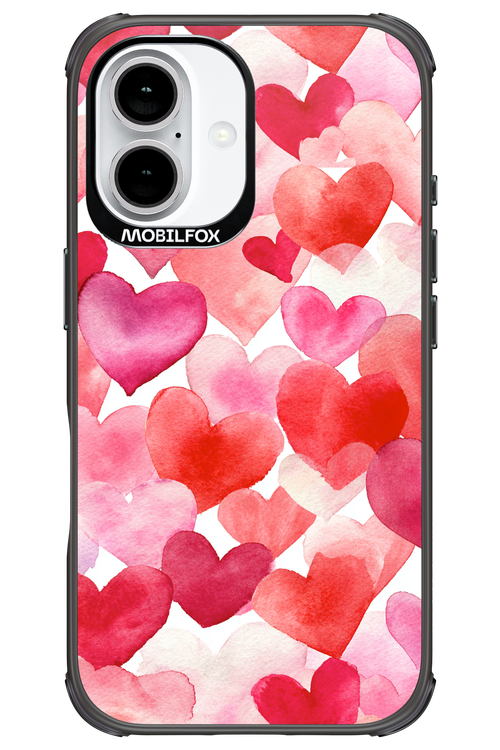 Water Painted Heart 2.0 - Apple iPhone 16