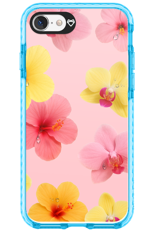 Sunset Flowers - Apple iPhone 8