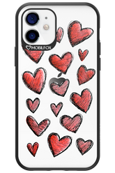 Red Love Transparent 2.0 - Apple iPhone 12
