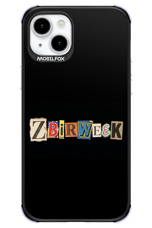 Zbirweek (black) 2.0 - Apple iPhone 15 Plus