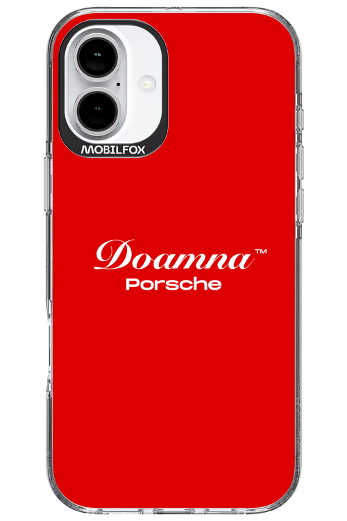 Doamna Porsche (red) - Apple iPhone 16 Plus