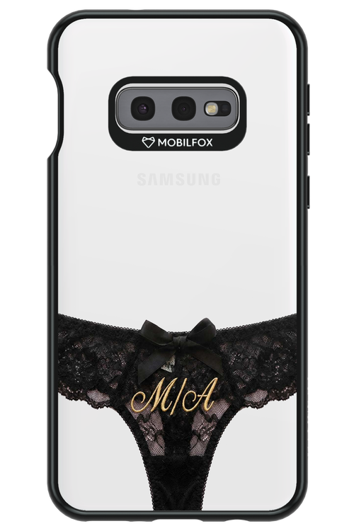 Black Panties Transparent 2.0 - Samsung Galaxy S10e