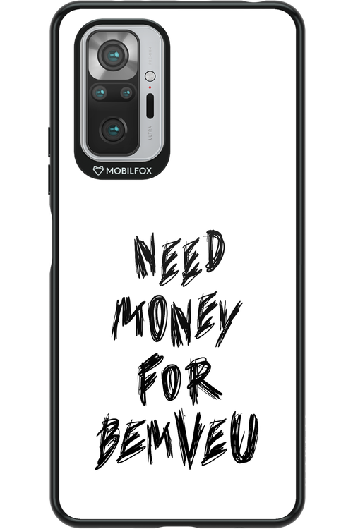 Need Money For Bemveu Black - Xiaomi Redmi Note 10 Pro