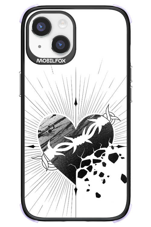 Fekete Szív - Apple iPhone 14
