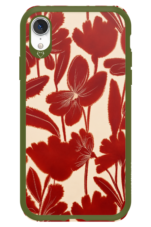 Burgundy Flowers 2.0 - Apple iPhone XR