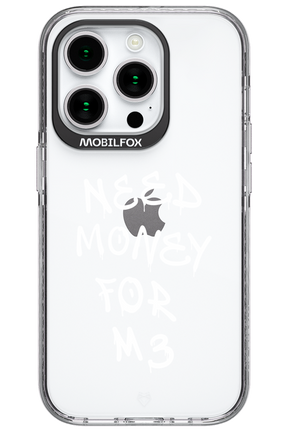 Need M3 Transparent White - Apple iPhone 15 Pro