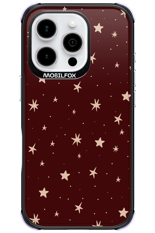 Burgundy Stars - Apple iPhone 16 Pro