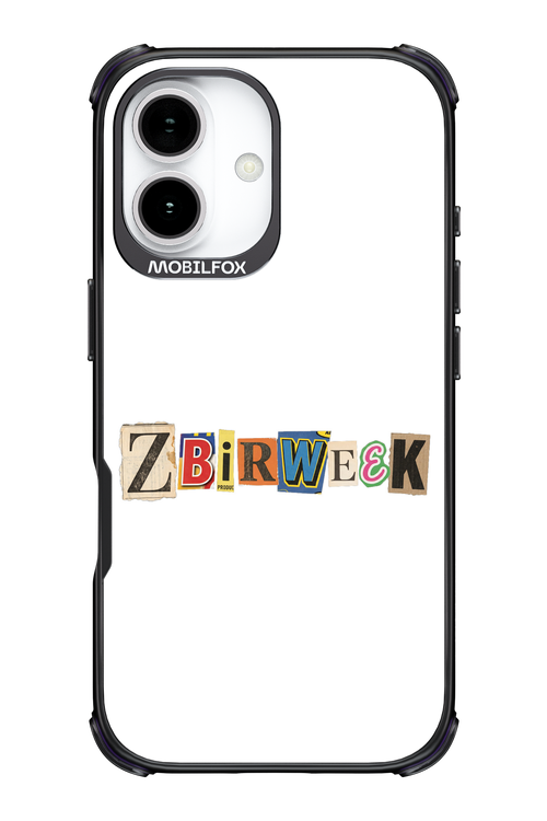 Zbirweek (white) 2.0 - Apple iPhone 17