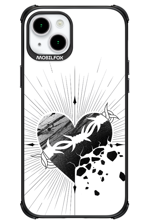 Fekete Szív 2.0 - Apple iPhone 15 Plus