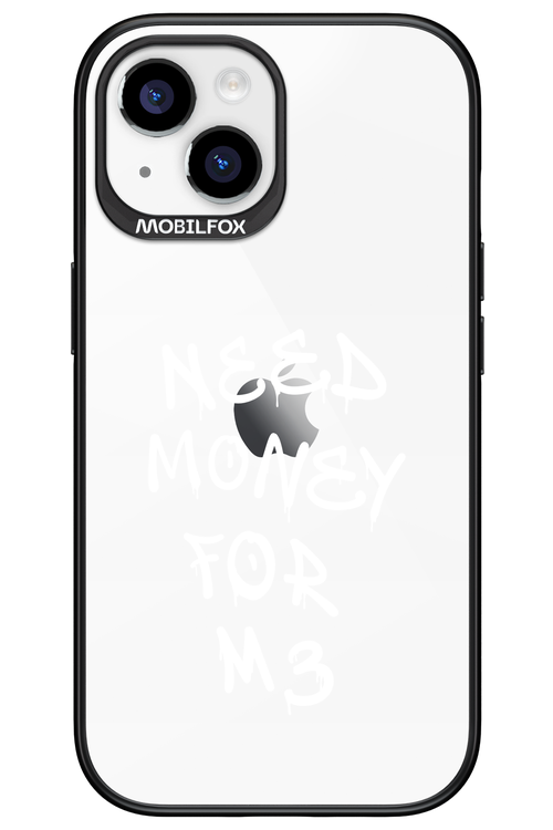 Need M3 Transparent White - Apple iPhone 15