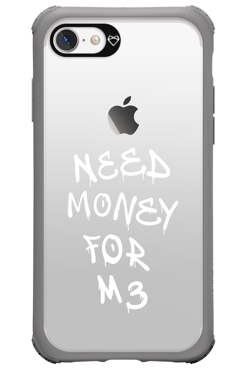 Need M3 Transparent White - Apple iPhone 7