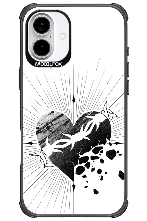 Fekete Szív 2.0 - Apple iPhone 16 Plus