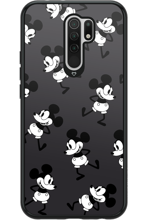 Iconic Mouse (antracite pattern) - Xiaomi Redmi 9