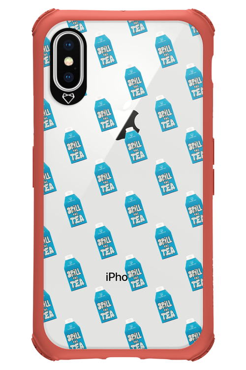 Blue Tea Party Chaos - Apple iPhone X